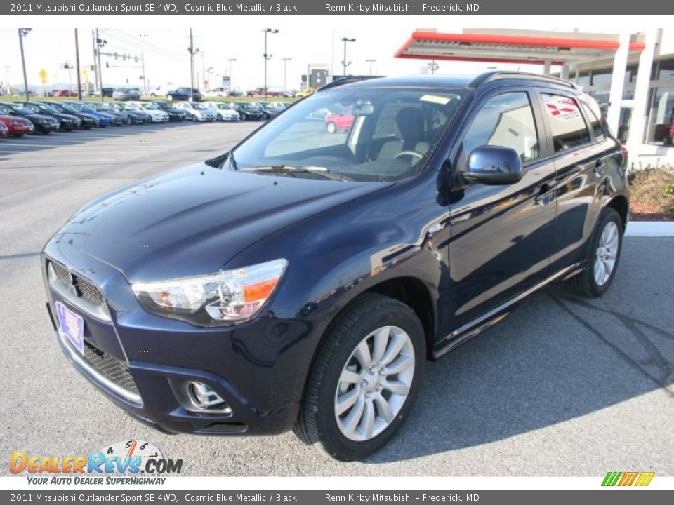 Front 3/4 View of 2011 Mitsubishi Outlander Sport SE 4WD Photo #2