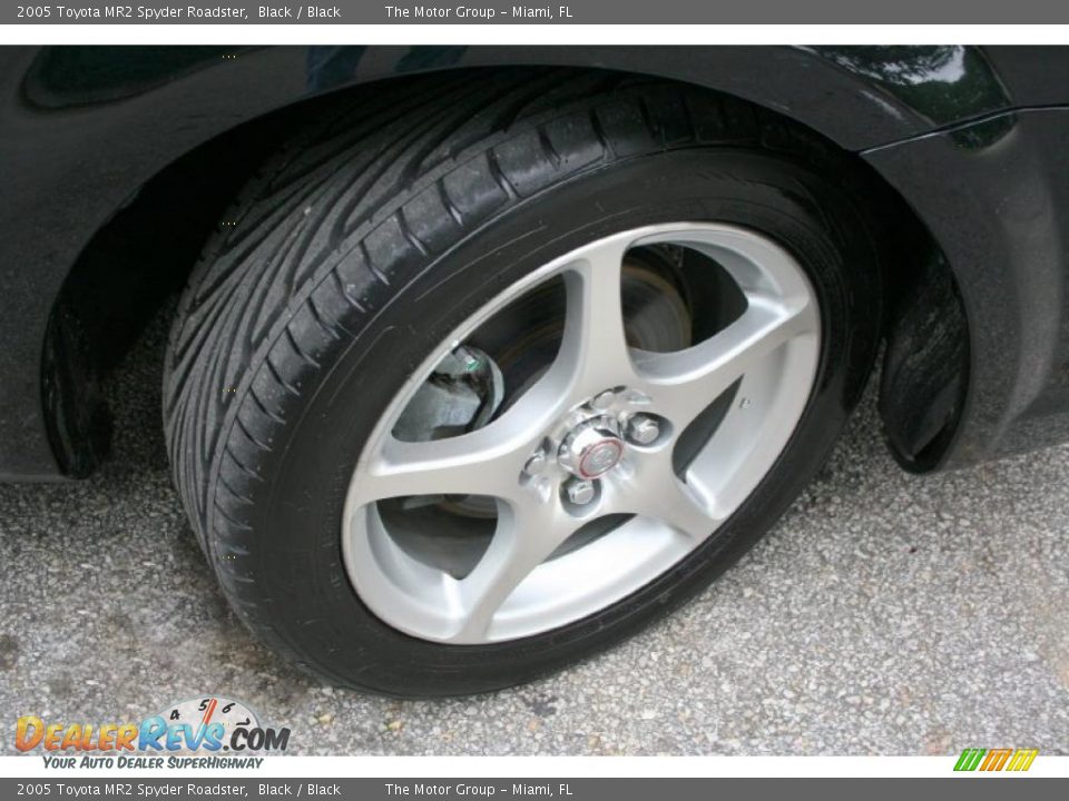 2005 Toyota MR2 Spyder Roadster Black / Black Photo #26