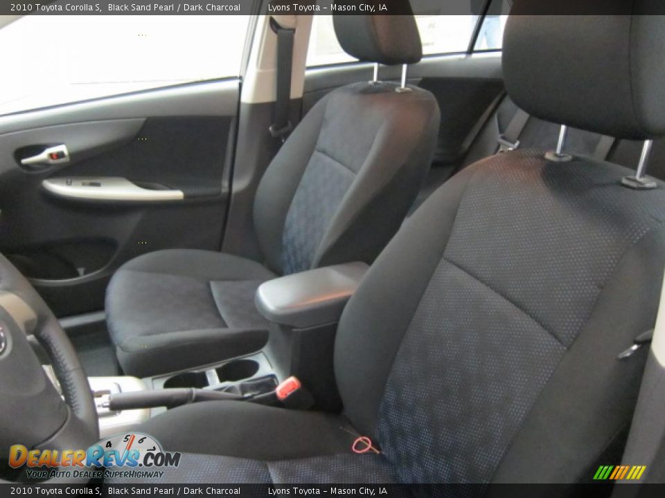 Dark Charcoal Interior - 2010 Toyota Corolla S Photo #4