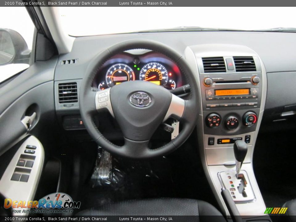 Dashboard of 2010 Toyota Corolla S Photo #6