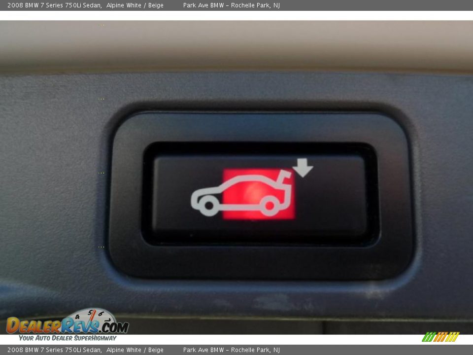 2008 BMW 7 Series 750Li Sedan Alpine White / Beige Photo #24