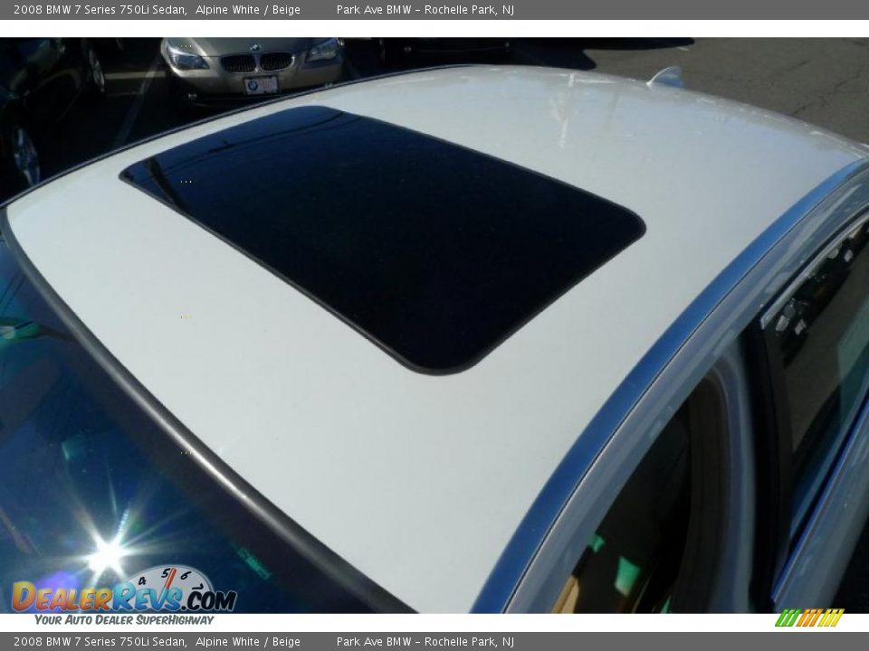 Sunroof of 2008 BMW 7 Series 750Li Sedan Photo #25