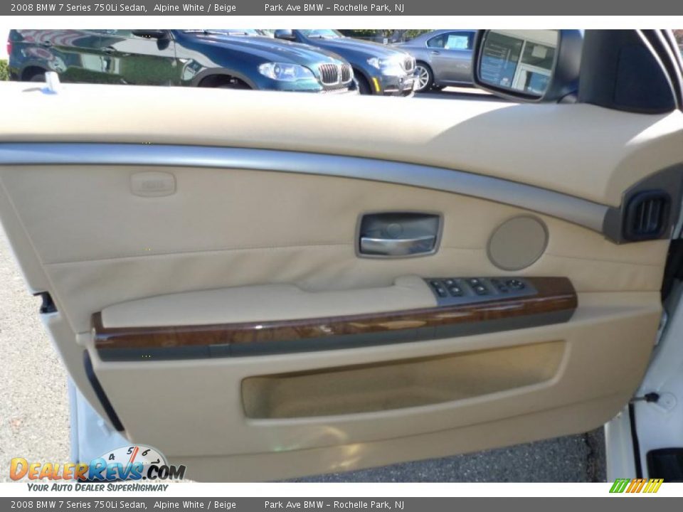 Door Panel of 2008 BMW 7 Series 750Li Sedan Photo #26