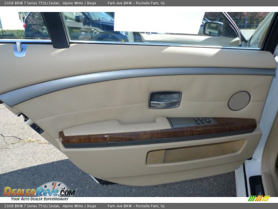 Door Panel of 2008 BMW 7 Series 750Li Sedan Photo #29