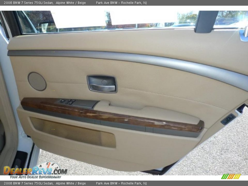 Door Panel of 2008 BMW 7 Series 750Li Sedan Photo #33