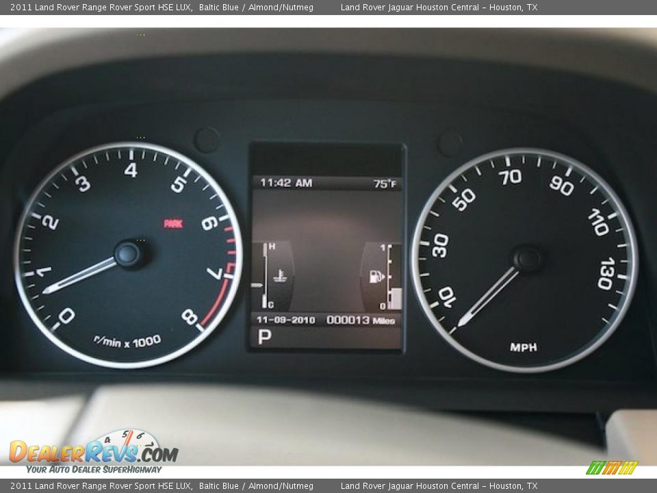 2011 Land Rover Range Rover Sport HSE LUX Gauges Photo #11