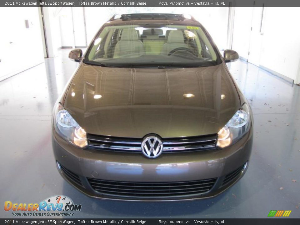 2011 Volkswagen Jetta SE SportWagen Toffee Brown Metallic / Cornsilk Beige Photo #6