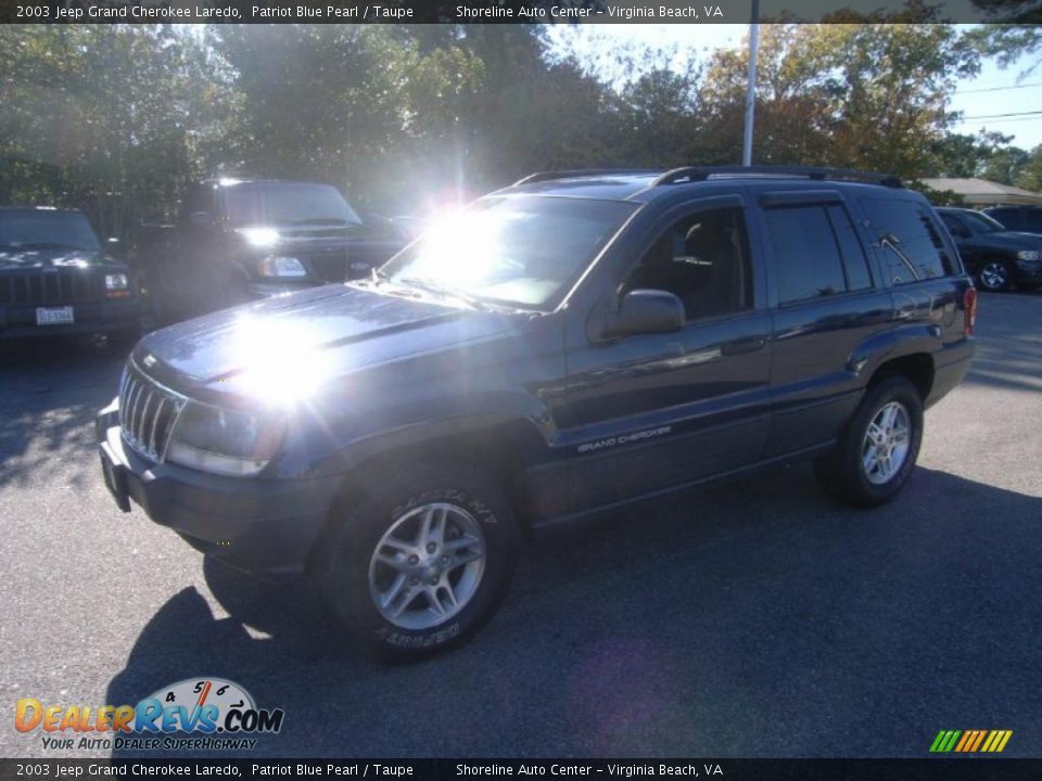 2003 Jeep Grand Cherokee Laredo Patriot Blue Pearl / Taupe Photo #1
