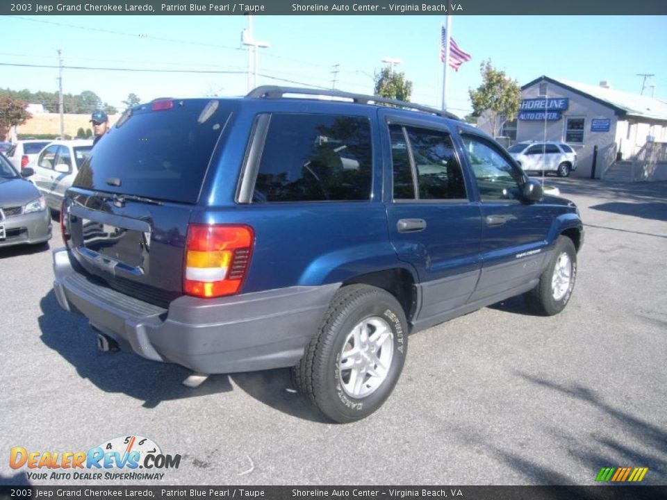 Patriot Blue Pearl 2003 Jeep Grand Cherokee Laredo Photo #4