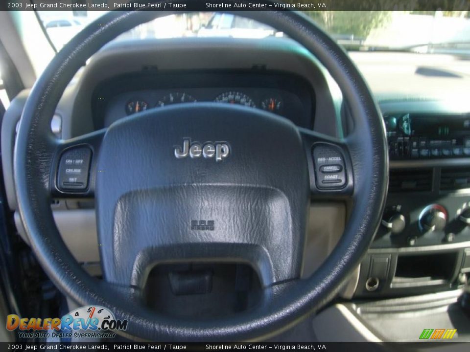 2003 Jeep Grand Cherokee Laredo Patriot Blue Pearl / Taupe Photo #18