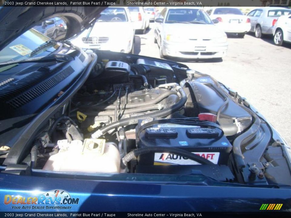 2003 Jeep Grand Cherokee Laredo Patriot Blue Pearl / Taupe Photo #20