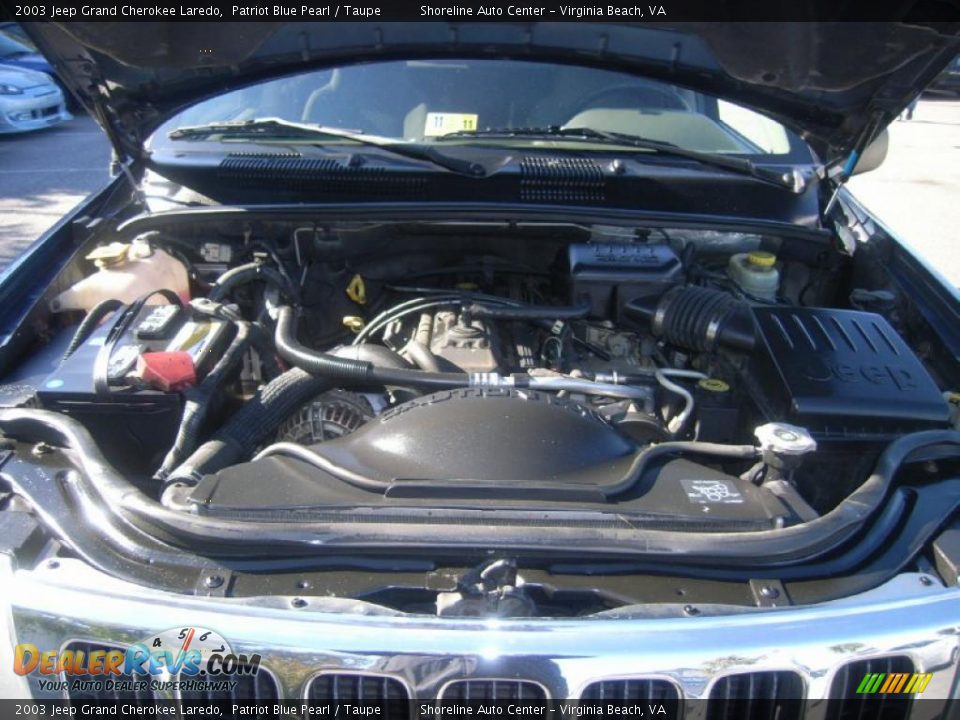 2003 Jeep Grand Cherokee Laredo Patriot Blue Pearl / Taupe Photo #21