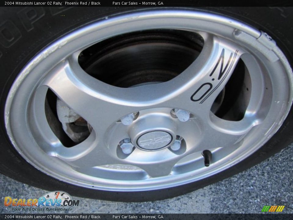 2004 Mitsubishi Lancer OZ Rally Phoenix Red / Black Photo #5