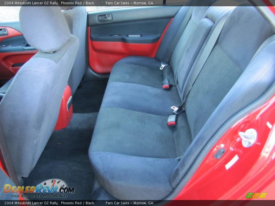 2004 Mitsubishi Lancer OZ Rally Phoenix Red / Black Photo #8