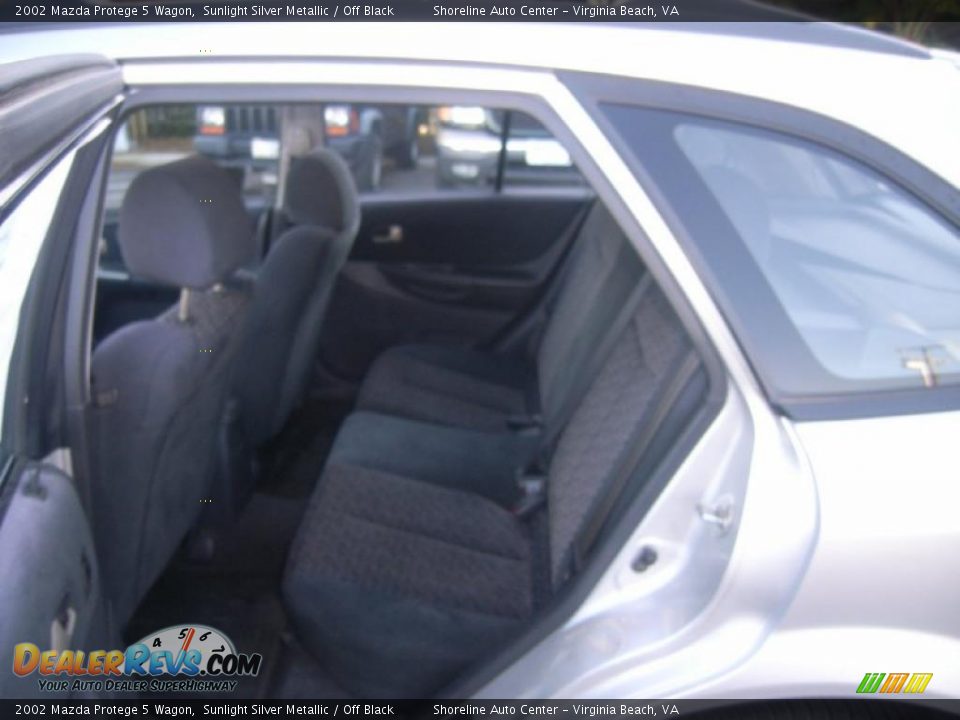 2002 Mazda Protege 5 Wagon Sunlight Silver Metallic / Off Black Photo #10