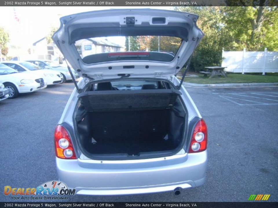 2002 Mazda Protege 5 Wagon Sunlight Silver Metallic / Off Black Photo #11