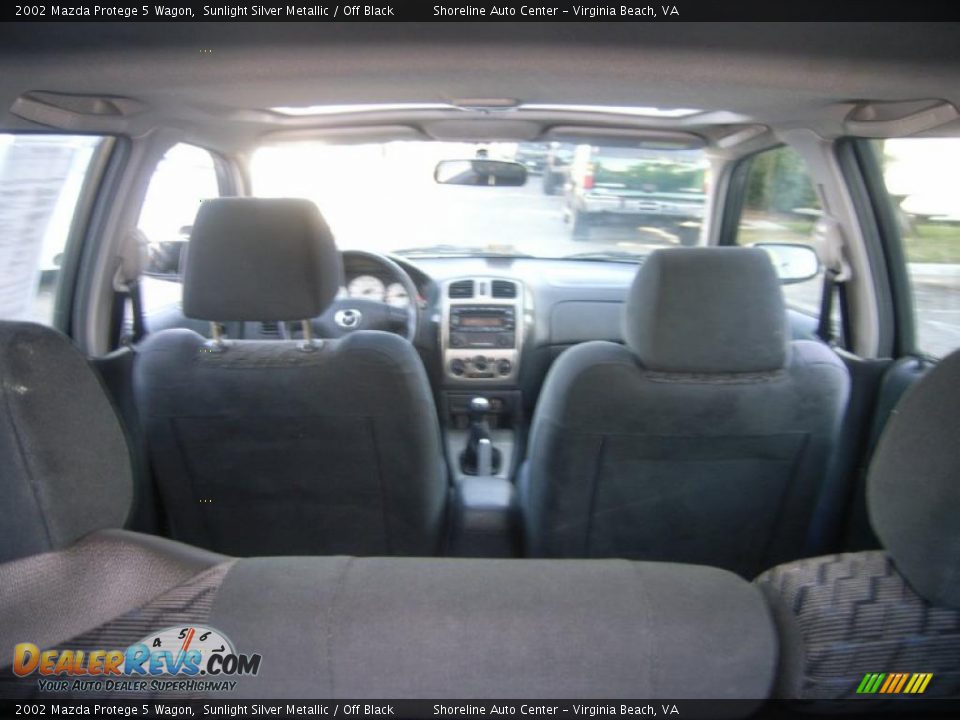 2002 Mazda Protege 5 Wagon Sunlight Silver Metallic / Off Black Photo #12