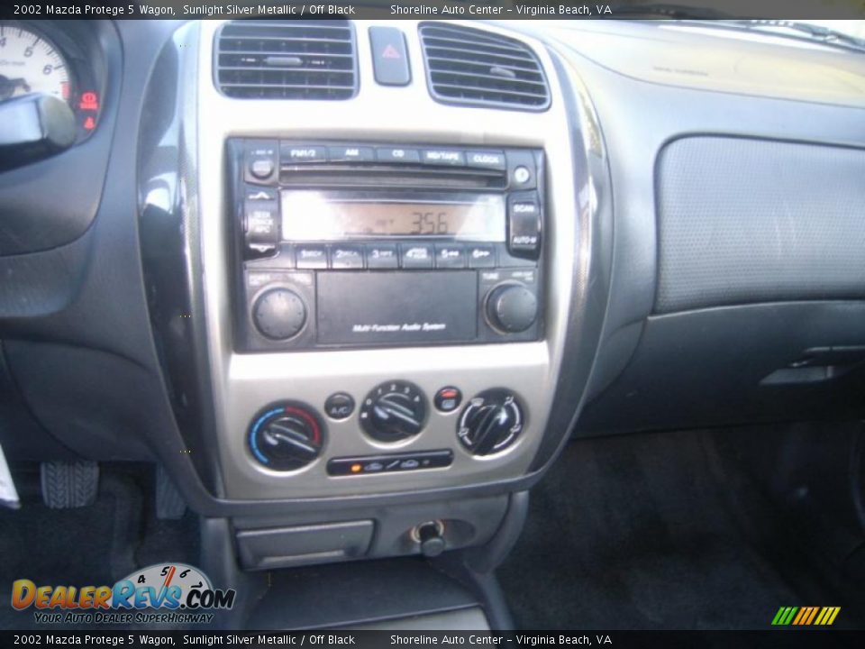 2002 Mazda Protege 5 Wagon Sunlight Silver Metallic / Off Black Photo #18