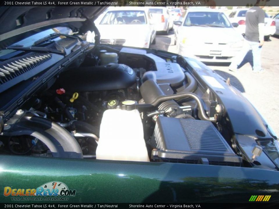 2001 Chevrolet Tahoe LS 4x4 Forest Green Metallic / Tan/Neutral Photo #20