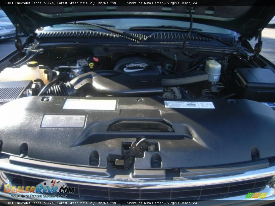 2001 Chevrolet Tahoe LS 4x4 Forest Green Metallic / Tan/Neutral Photo #21