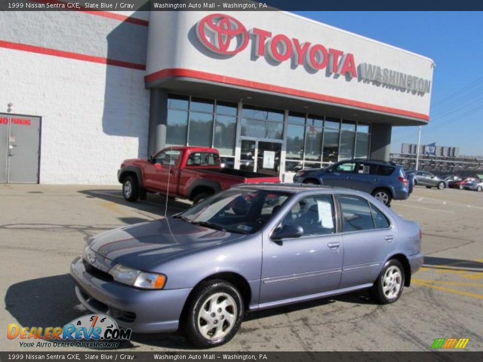 1999 Nissan Sentra GXE Slate Blue / Gray Photo #1