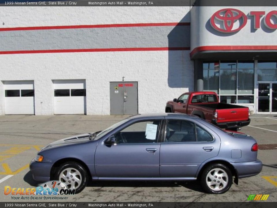 1999 Nissan Sentra GXE Slate Blue / Gray Photo #2