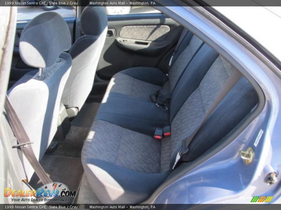 1999 Nissan Sentra GXE Slate Blue / Gray Photo #10