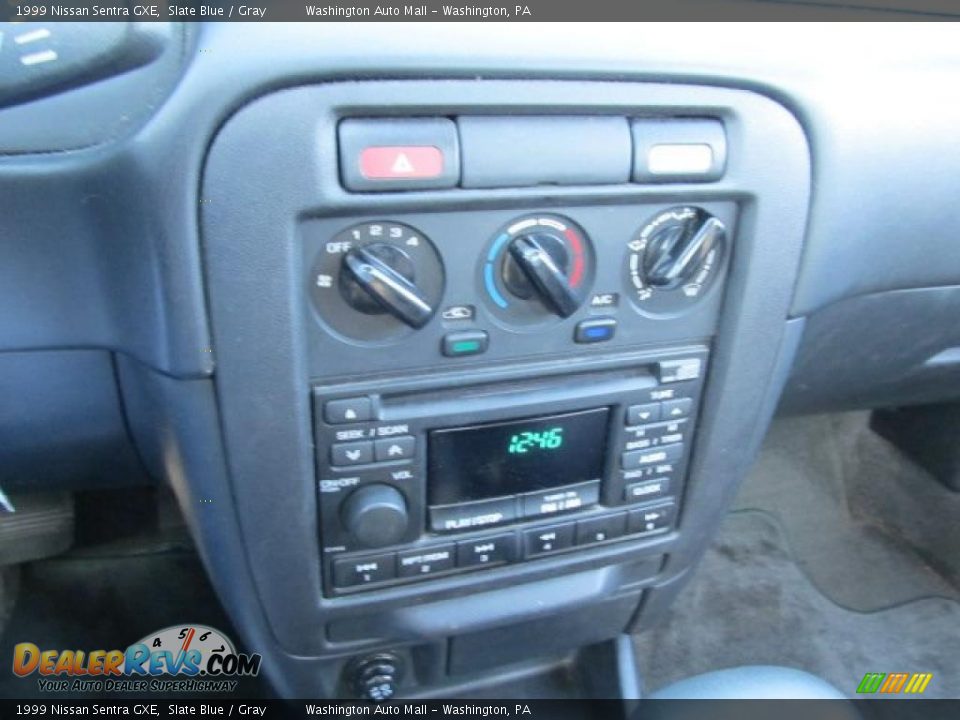 1999 Nissan Sentra GXE Slate Blue / Gray Photo #12