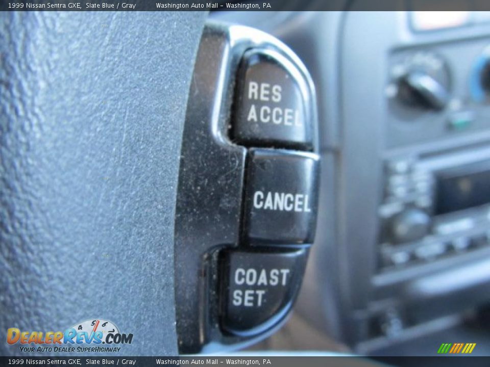 1999 Nissan Sentra GXE Slate Blue / Gray Photo #17