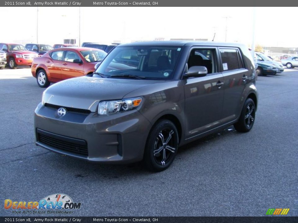 2011 Scion xB Army Rock Metallic / Gray Photo #4