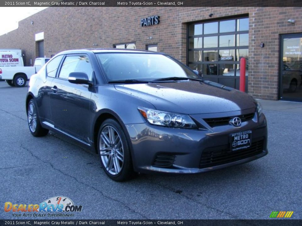 2011 Scion tC Magnetic Gray Metallic / Dark Charcoal Photo #1