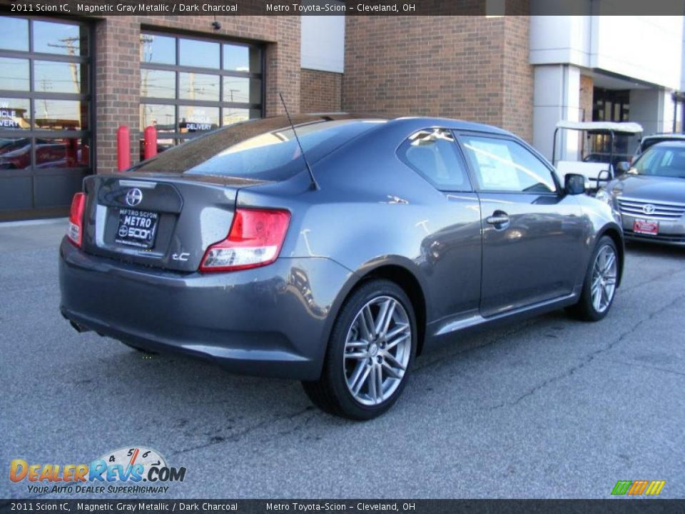 2011 Scion tC Magnetic Gray Metallic / Dark Charcoal Photo #2