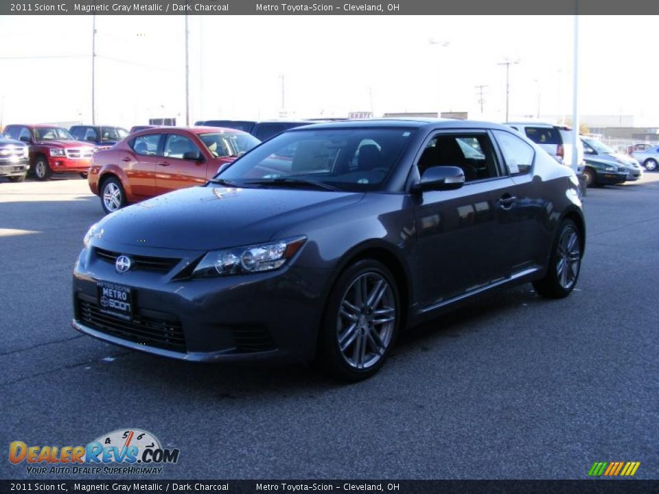 2011 Scion tC Magnetic Gray Metallic / Dark Charcoal Photo #4