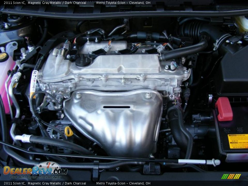 2011 Scion tC  2.5 Liter DOHC 16-Valve Dual VVT-i 4 Cylinder Engine Photo #12