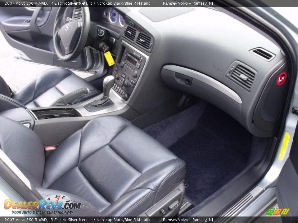 Nordkap Black/Blue R Metallic Interior - 2007 Volvo S60 R AWD Photo #15