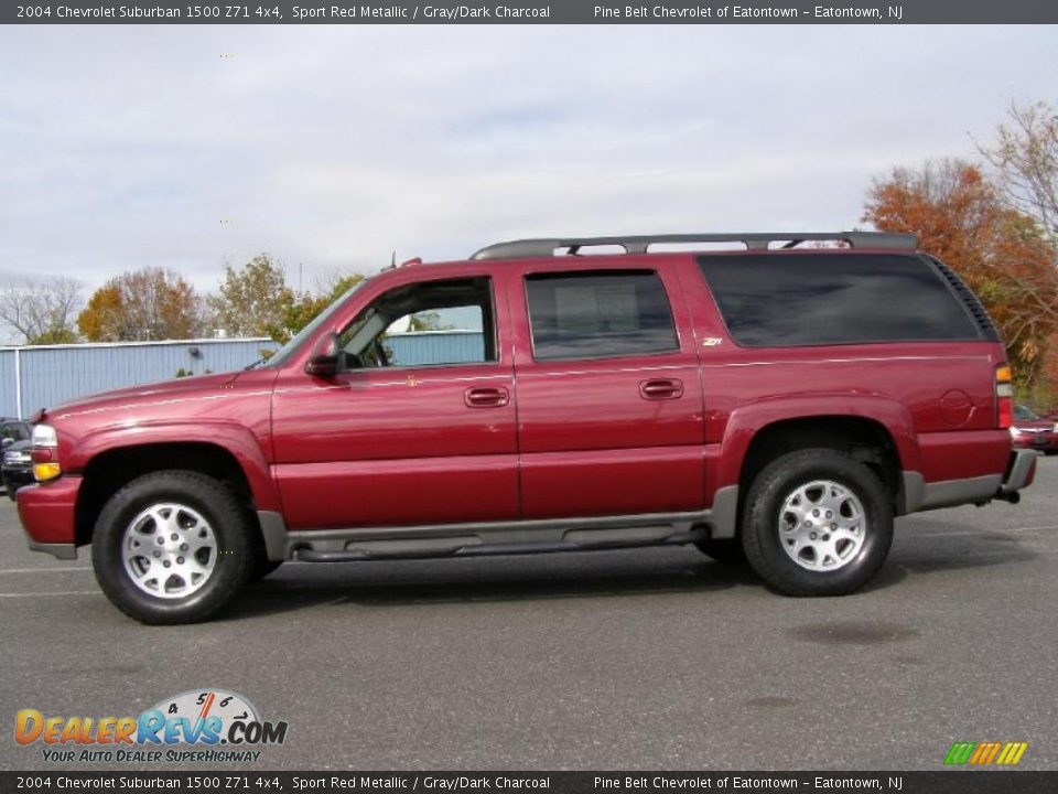 2004 Chevrolet Suburban 1500 Z71 4x4 Sport Red Metallic / Gray/Dark Charcoal Photo #4
