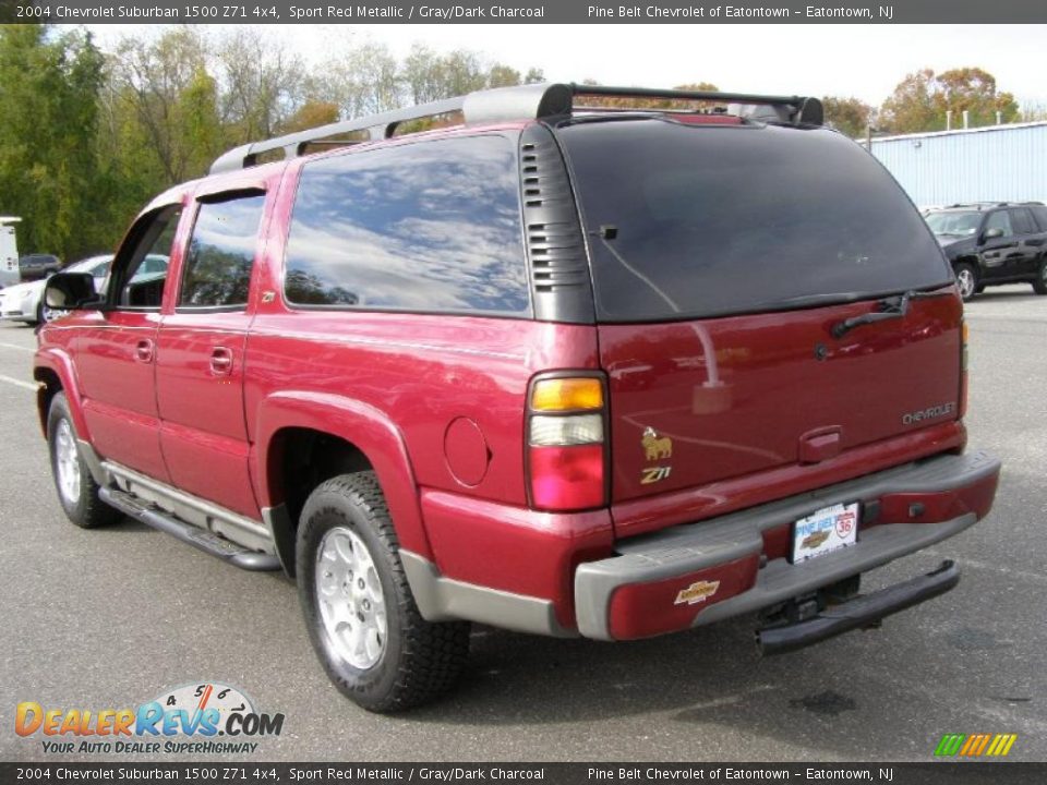 2004 Chevrolet Suburban 1500 Z71 4x4 Sport Red Metallic / Gray/Dark Charcoal Photo #5