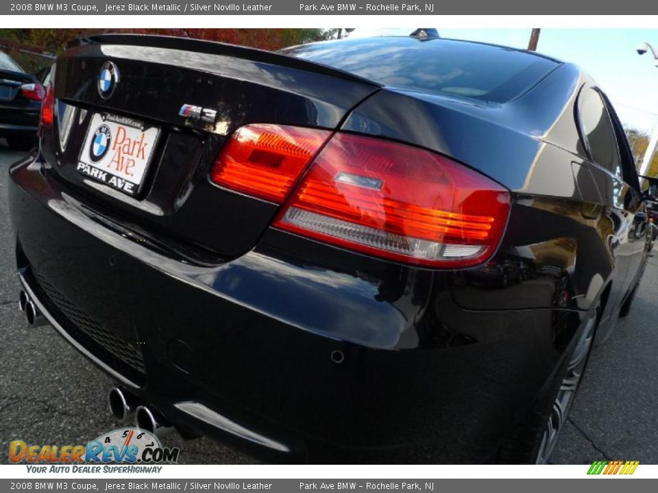 2008 BMW M3 Coupe Jerez Black Metallic / Silver Novillo Leather Photo #2