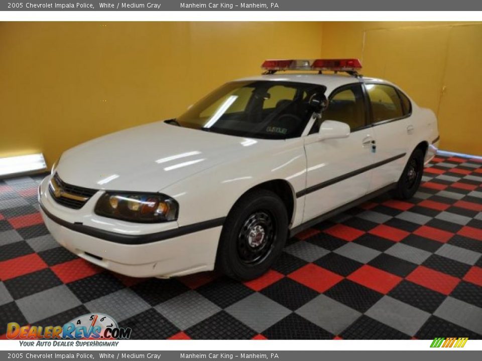 2005 Chevrolet Impala Police White / Medium Gray Photo #2