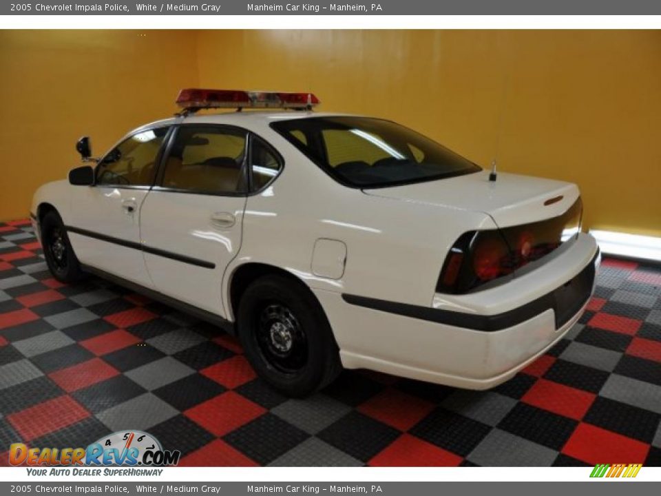 2005 Chevrolet Impala Police White / Medium Gray Photo #3