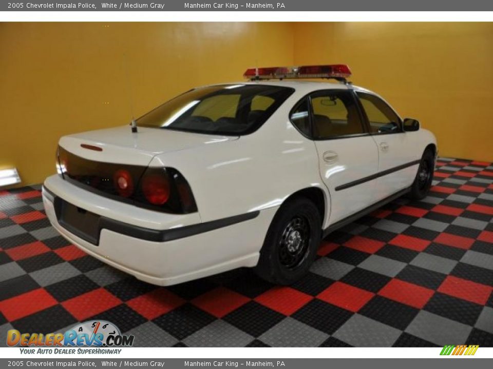 2005 Chevrolet Impala Police White / Medium Gray Photo #4
