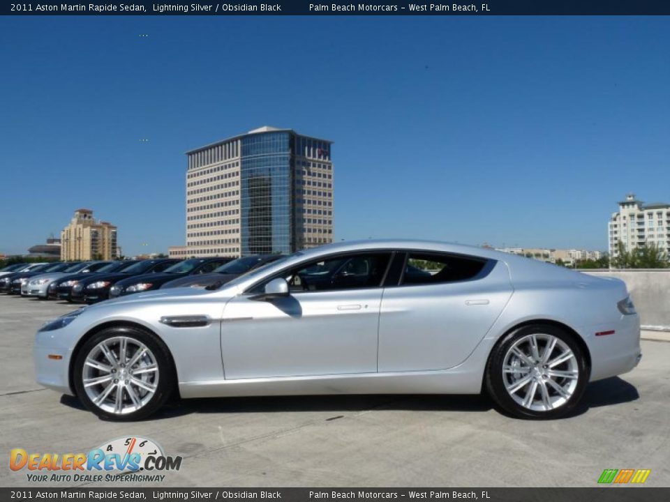 Lightning Silver 2011 Aston Martin Rapide Sedan Photo #4