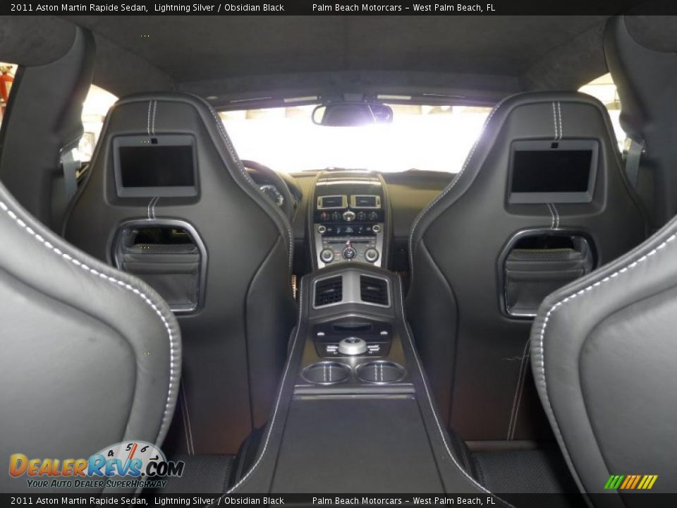 Obsidian Black Interior - 2011 Aston Martin Rapide Sedan Photo #15