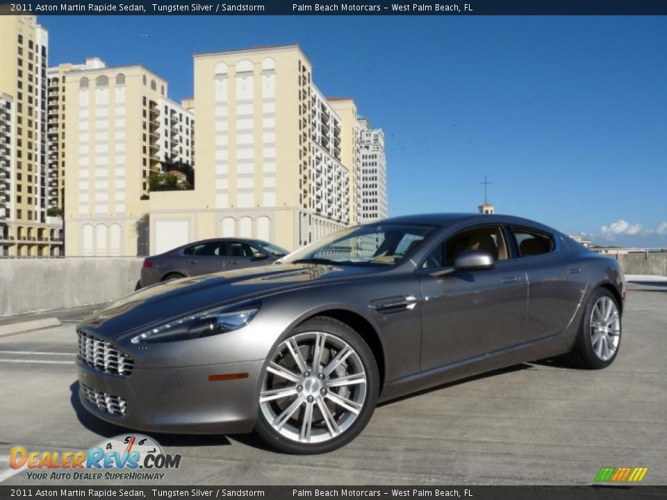 Tungsten Silver 2011 Aston Martin Rapide Sedan Photo #1