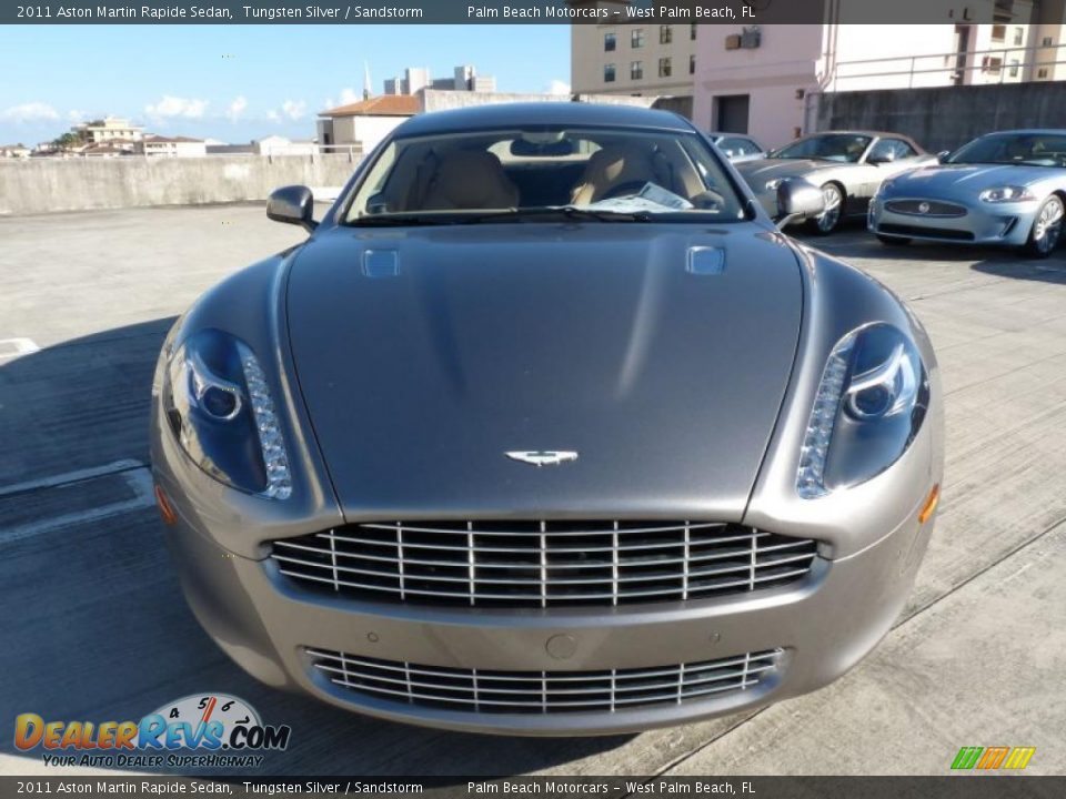 2011 Aston Martin Rapide Sedan Tungsten Silver / Sandstorm Photo #2