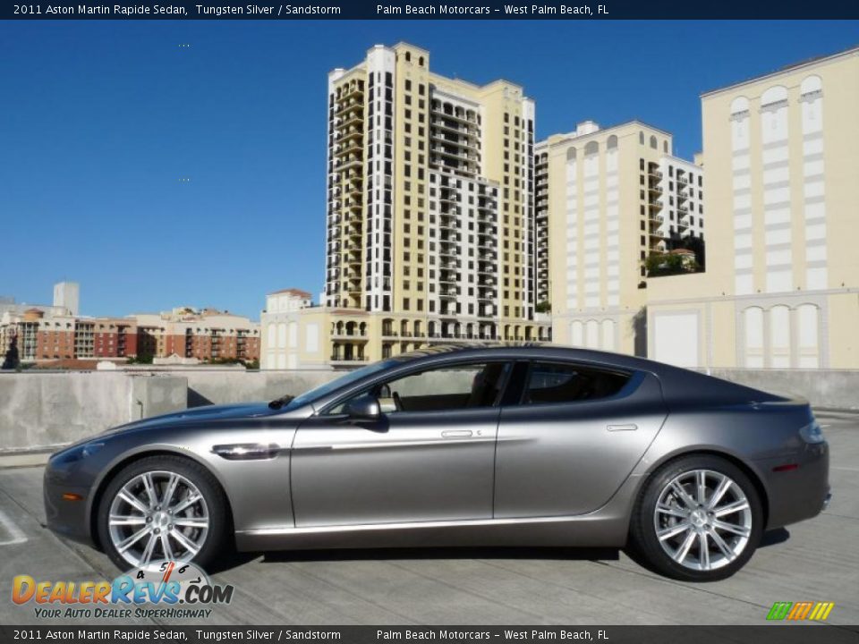 Tungsten Silver 2011 Aston Martin Rapide Sedan Photo #4