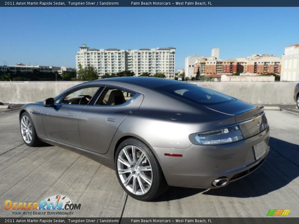 2011 Aston Martin Rapide Sedan Tungsten Silver / Sandstorm Photo #5