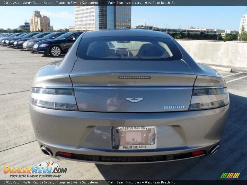 2011 Aston Martin Rapide Sedan Tungsten Silver / Sandstorm Photo #6