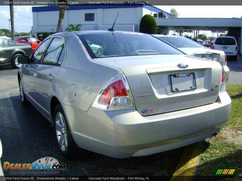 2009 Ford Fusion SE Smokestone Metallic / Camel Photo #2