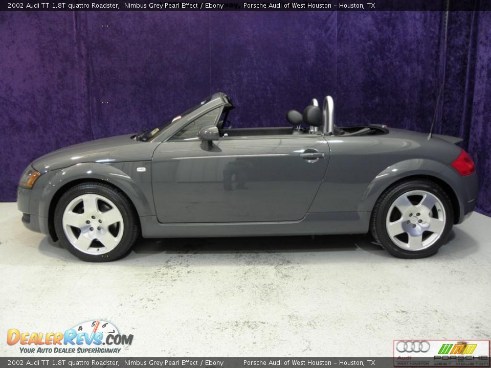Nimbus Grey Pearl Effect 2002 Audi TT 1.8T quattro Roadster Photo #3